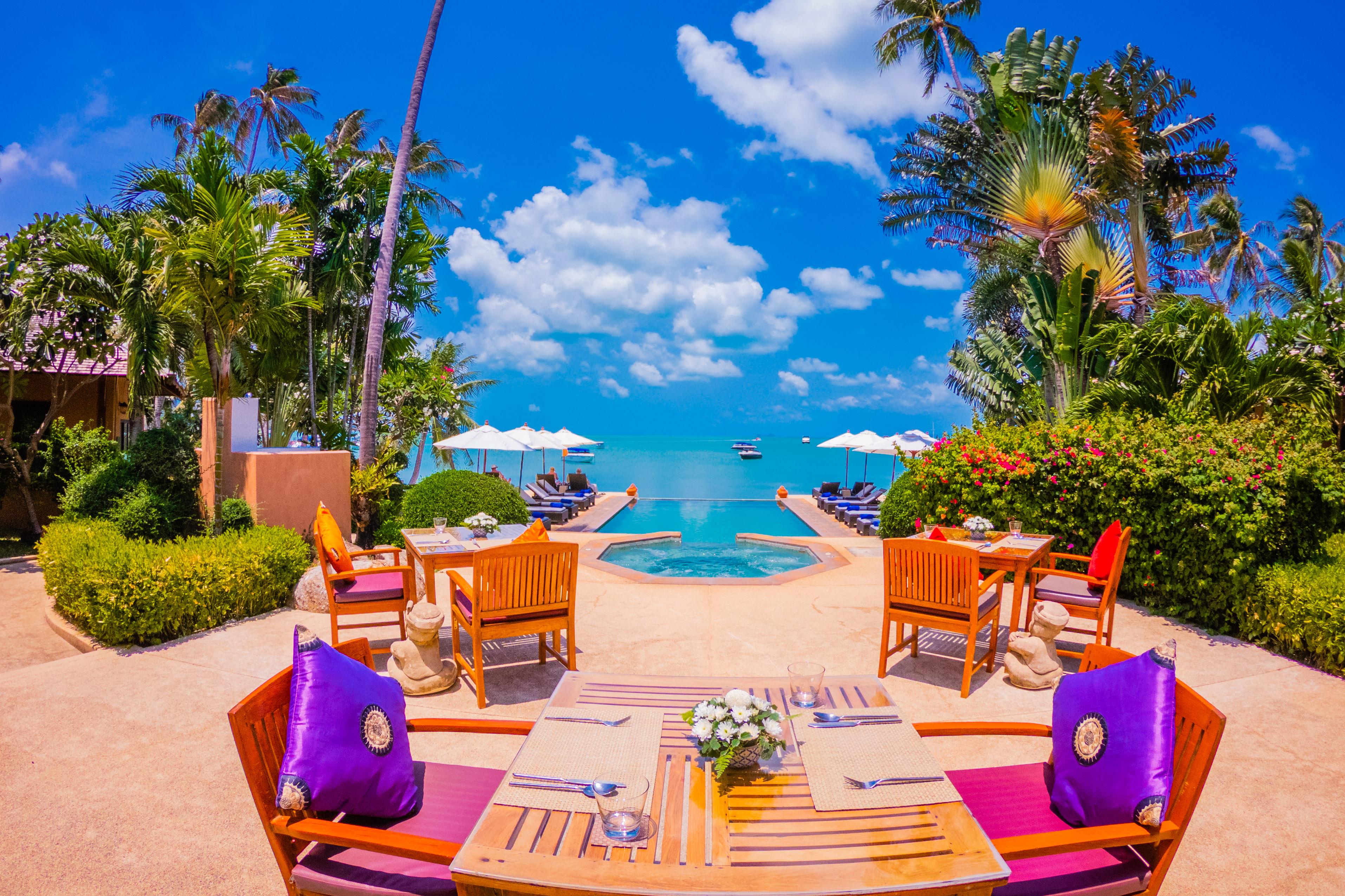 Saboey Resort And Villas Bophut Restaurace fotografie